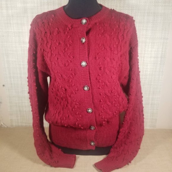 JG Hook Wool Cardigan Sweater Size L - Picture 1 of 7
